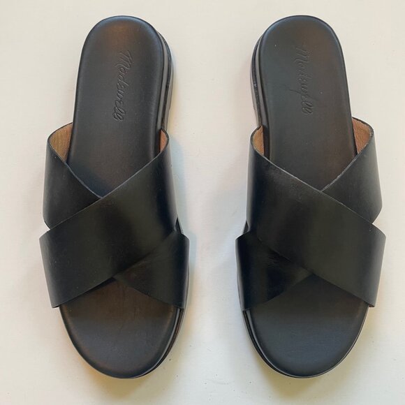 Madewell Shoes - Madewell Luisa Criss Cross Sandals in Black - 7.5 - Very good condition
